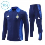 Dječji Al Nassr Sweatshirt Za Trening Četvrt-Zip 2024-25 Plava